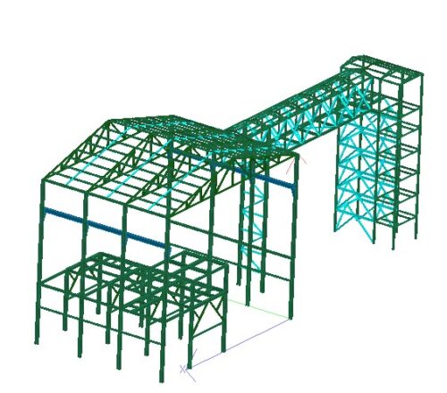 BIOCOAL DRYER PACKAGE STRUCTURE