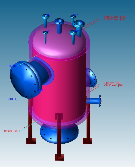 DEAERATOR WITH STORAGE TANK