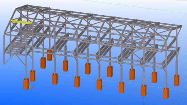 TANKER LOADING GANTRY WITH STEP COLUMN